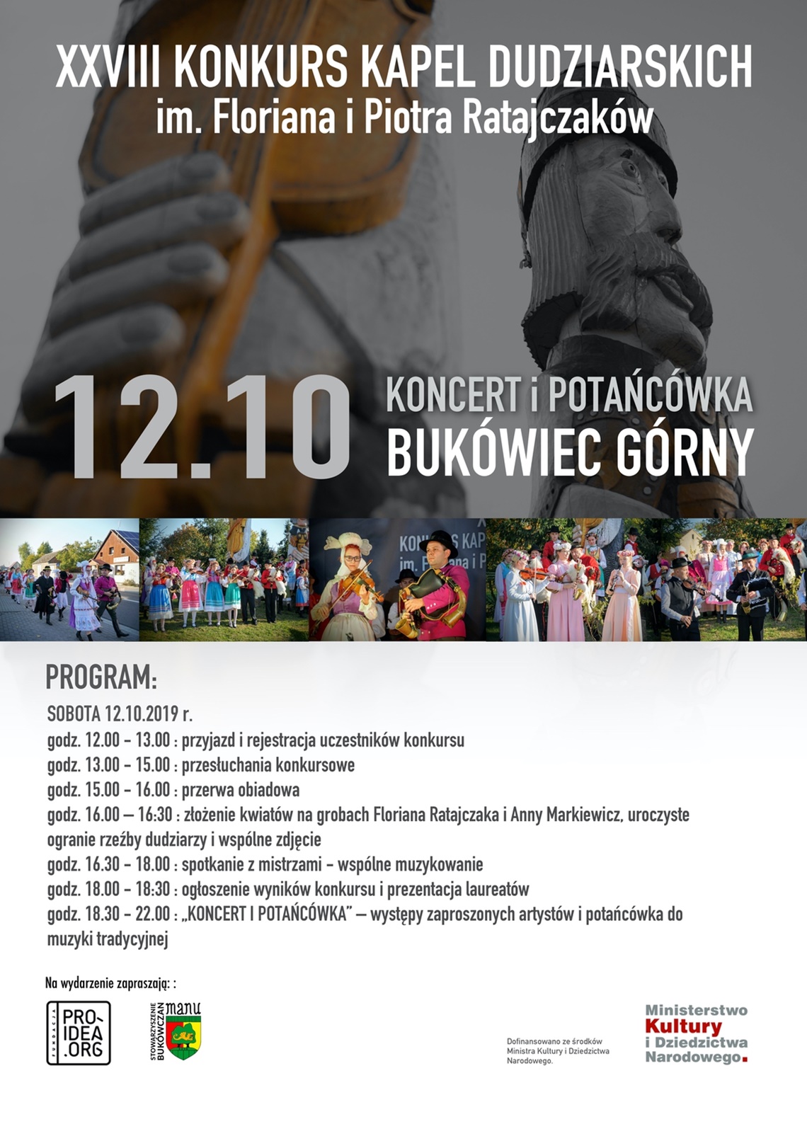 XXVIII Konkur Kapel Dudziarskich - zaproszenie